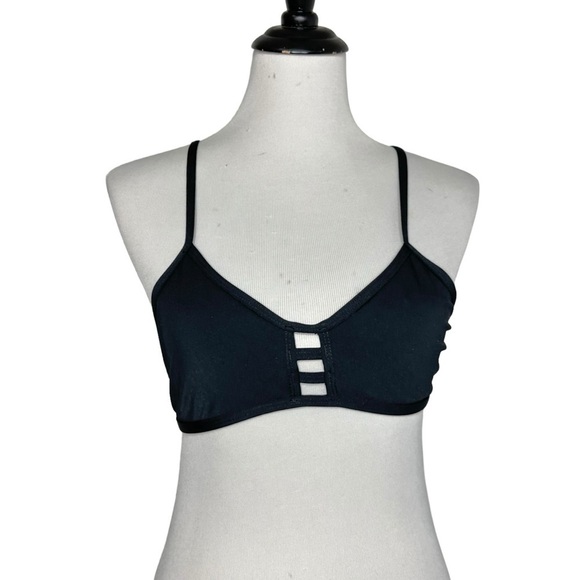 Jolyn Womens Tomcat Swim Bikini Top Size Large Strappy Tie Back Beach Swimwear - Picture 1 of 6